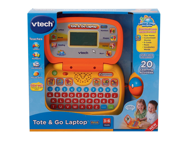 Vtech Electronics 80-120500 Tote and Go Laptop Plus Learning System -  Orange 