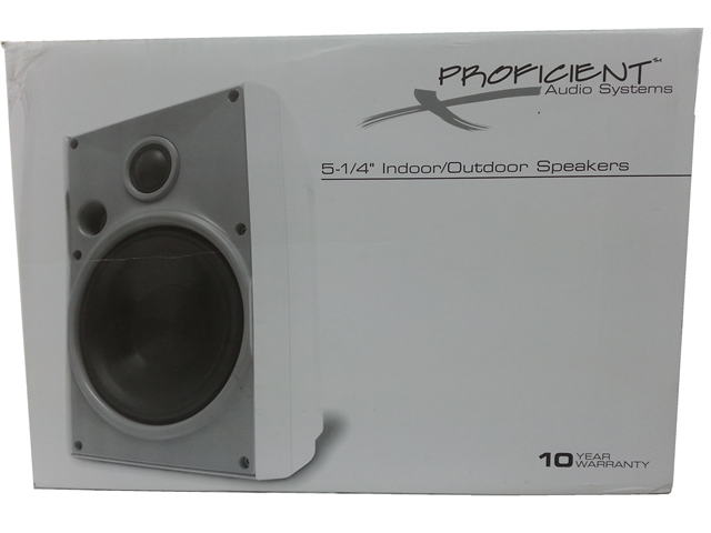 Proficient Audio Systems Aw525 5 25 Indoor Outdoor Speakers