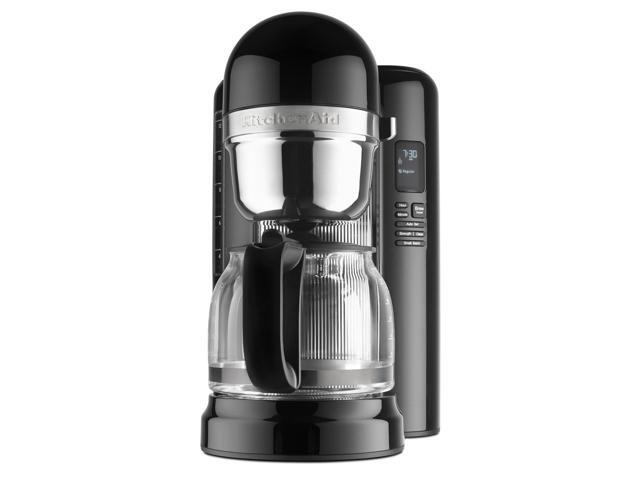 KitchenAid 12 Cup Coffee Maker with One Touch Brewing-Black