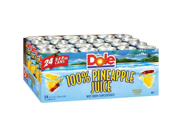 Photo 1 of Dole 100% Pineapple Juice (8.4 Ounce, 24 Count)