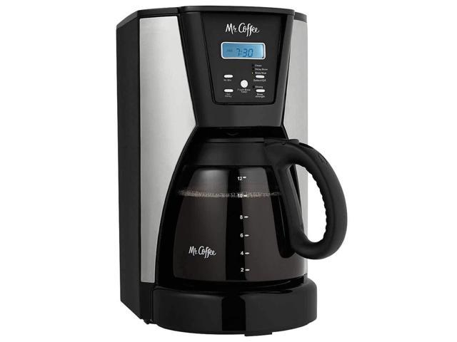 Mr Coffee  Performance Brew  Programmable Coffee Maker  12 cups Black