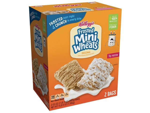 Kellogg S Frosted Mini Wheats Cereal 35 Oz 2 Count Newegg Com