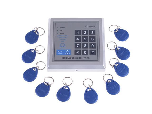 Rfid Proximity Door Entry Access Control System 10 Key Fobs Rfid Proximity Door Entry Access Control System 10 Key Fobs