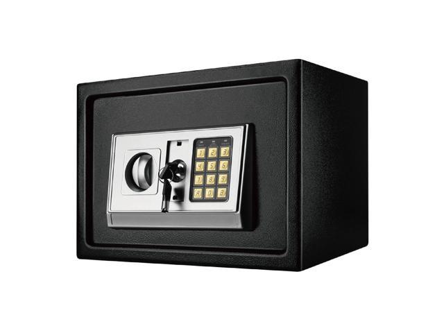 Electronic Wall Safe Box Digital Lock Cash Jewelry Security Home Office Hotel 