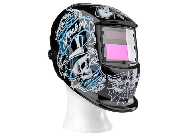 1Pcs Black Solar Powered Auto-Darkening Welding Helmet Grinding TIG Welder Mask