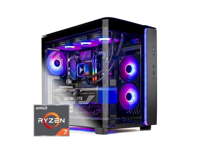 Nvidia 4070 Skytech Azure Gaming PC Desktop, Ryzen 7 7800X3D 4.2