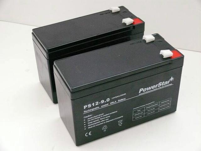PowerStar® 2 Pack - 12V 9Ah BATTERY APC BACK-UPS NS1250, NS 125