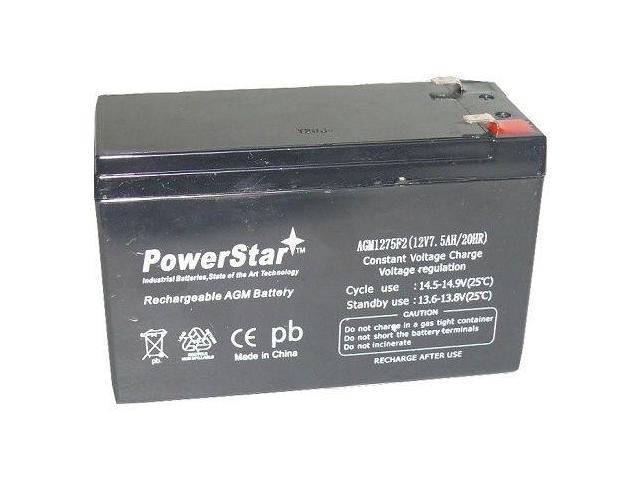 12V 7.5AH Sealed Lead Acid (SLA) Battery for APC ES500 ES550 LS500 ...