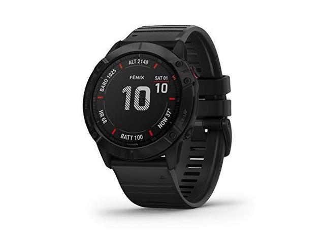 Garmin Fenix 6X Sapphire, Premium Multisport GPS Watch, -Carbon