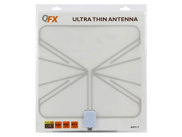 QFX ABX-10 Android TV Box & HD TV Antenna Combo – 4K Capable, Quad Core, Includes Remote – Black