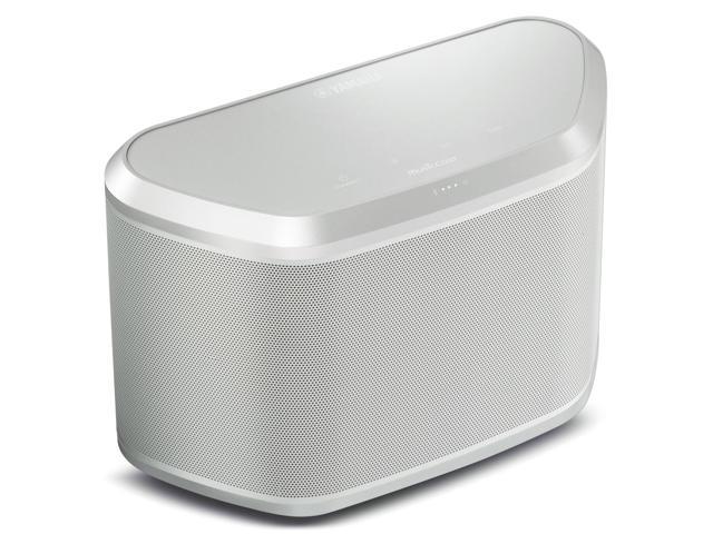 Yamaha WX-030 MusicCast Wireless Speaker, White/Silver