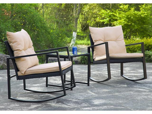 Outdoor Wicker Patio Furniture Sets, Outdoor Patio Furniture Rocking Chair