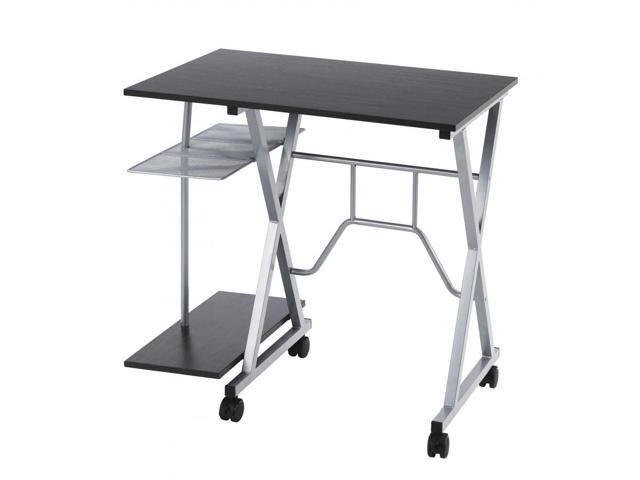 New Home Office Computer Workstation Desk Table W Wheels C28 Newegg Com