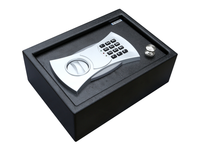 Bestmassage Black Drawer Jewelry Watch Safe With Electronic Lock