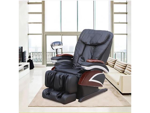 electric full body shiatsu massage chair recliner heat stretched foot