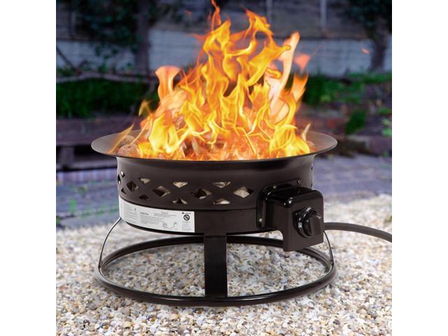 Patio Propane Gas Fire Pit Outdoor Portable Fire Bowl For Camping