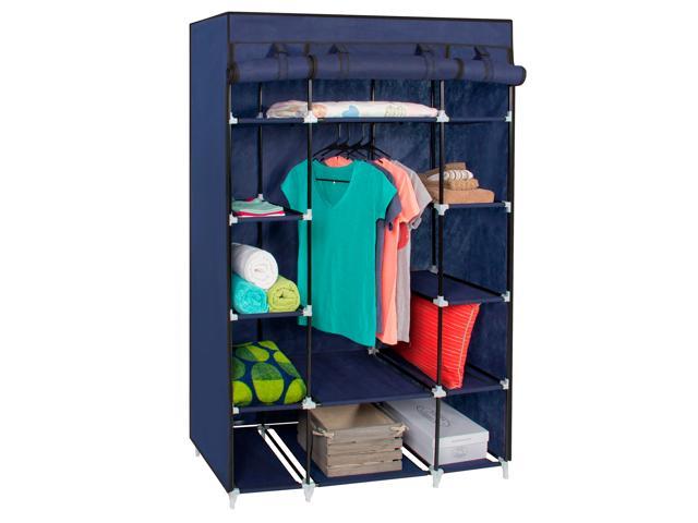 Best Choice Products 13 Shelf Portable Fabric Closet Wardrobe