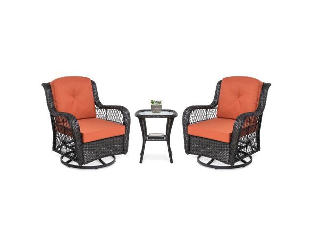 Best Choice S 3 Piece Patio Wicker Bistro Furniture - Swivel Rocker Patio Bistro Set Best Choice S 3 Piece Patio Wicker Bistro Furniture - Swivel Rocker Patio Bistro Set