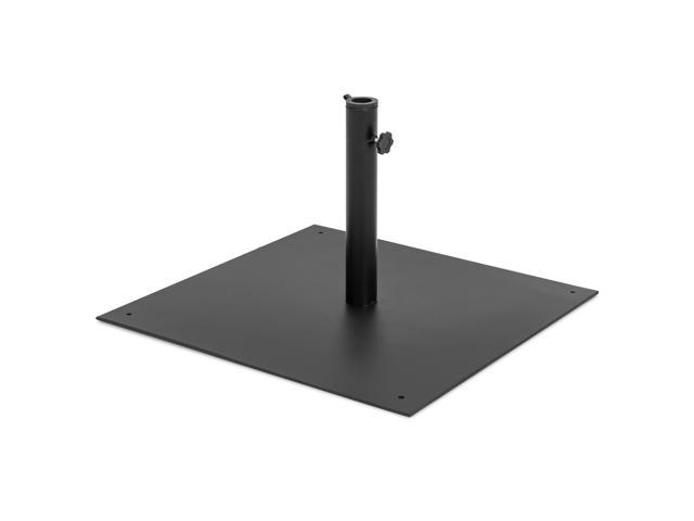 Best Choice Products 38 5lb Steel Square Patio Umbrella Base Stand W Tightening Knob And Anchor Holes Black Newegg Com