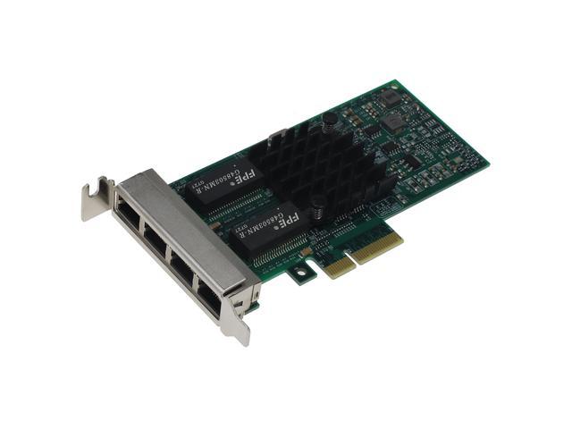 SEDNA PCIE 4X 4 Port Giga LAN Adapter ( Intel I350AM4 Chip Set ) with Low  Profile Bracket (Support VMware ESXi 5.5)