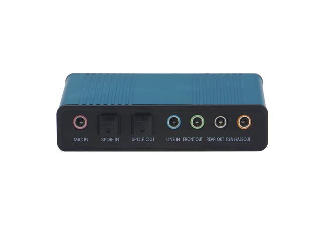 SEDNA - USB 2.0 5.1 Channel External Sound Card with Optical SPDIF connector