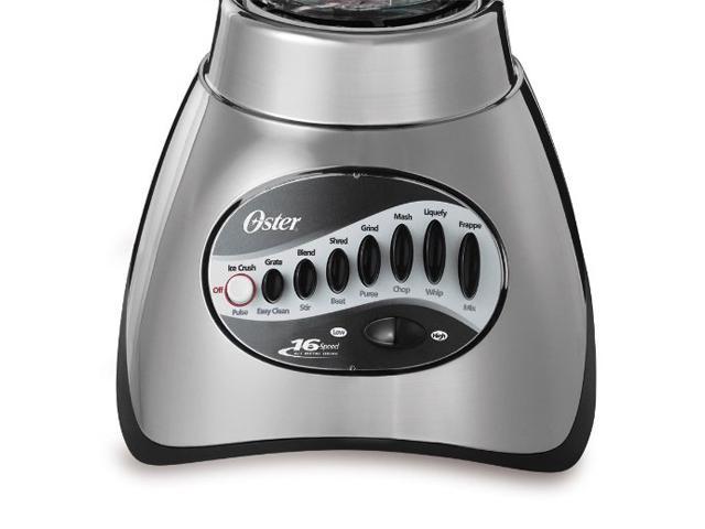 Oster 48 oz. 16-Speed Silver Blender with Food Processor 98589651M - The  Home Depot