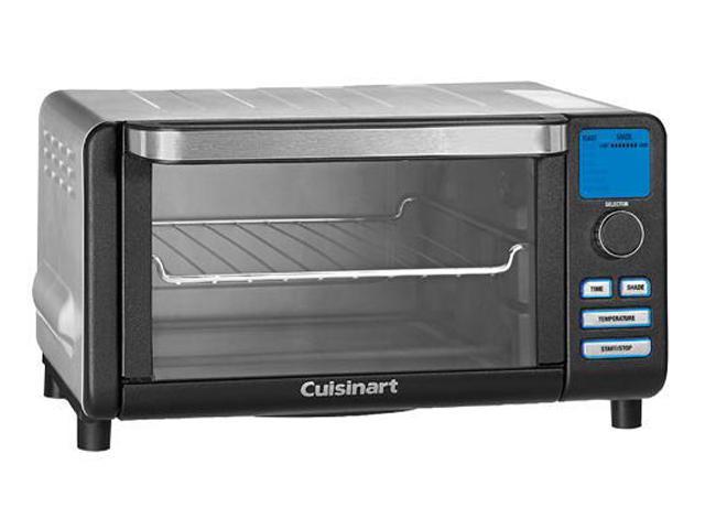 Cuisinart TOB-100 Digital Compact Toaster Oven Broiler (Silver) 