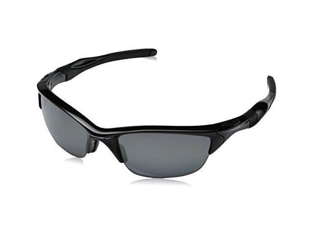 Oakley Half Jacket  XL OO9154-05 Polished Black Polarized Iridium  Sunglasses 