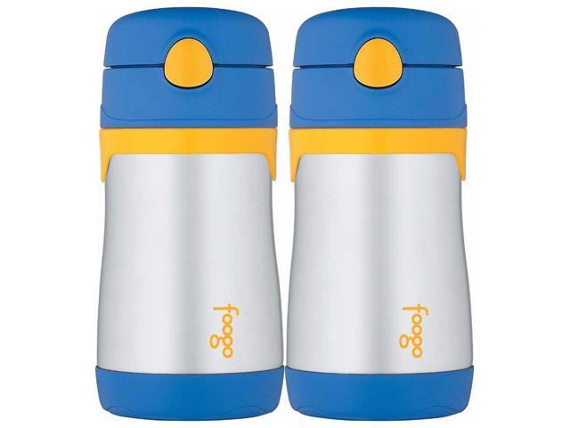 thermos stainless steel straw bottle