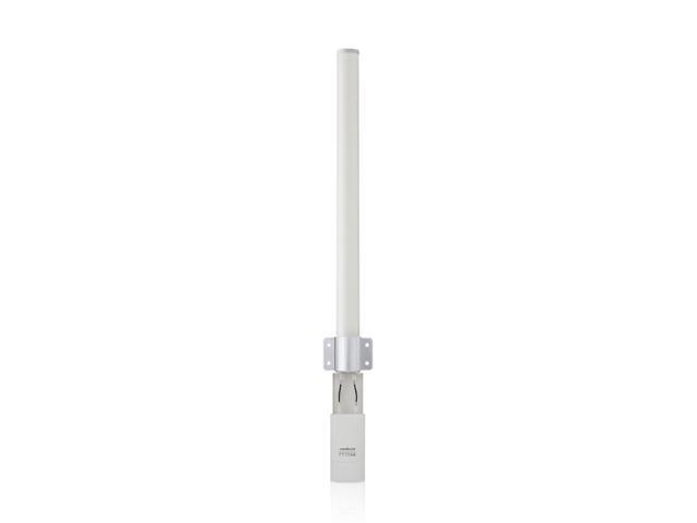 Ubiquiti airMAX 3GHz-12dBi OmniDirectional Antenna Ubiquiti Next-Gen 2x2 Dual Polarity MIMO Omni Antenna - Range - SHF - 3.40 GHz to 3.70 GHz - 12 dBi - Base StationPole - Omni-directional