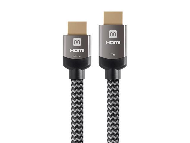 24AWG HDR 20 Feet 18Gbps Black Monoprice Certified Premium HDMI Cable 4K@60Hz YUV 4:4:4