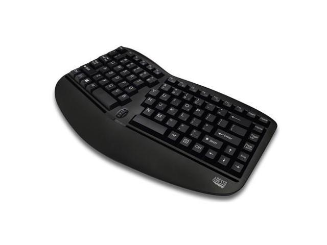 ADESSO WKB-1150CB WRLS ERGO KEYBOARD & MOUSE - Newegg.com