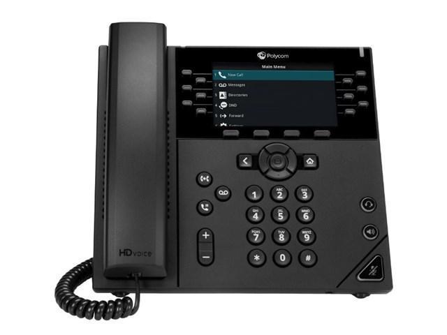 Polycom 450 IP 12 Line Wall Mountable DeskTop Corded Phone 220048840025