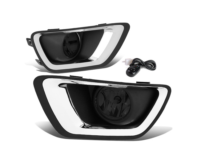 DNA Motoring FL-ZTL-288-SM For 2015 to 2019 Chevy Colorado Pair Smoked ...