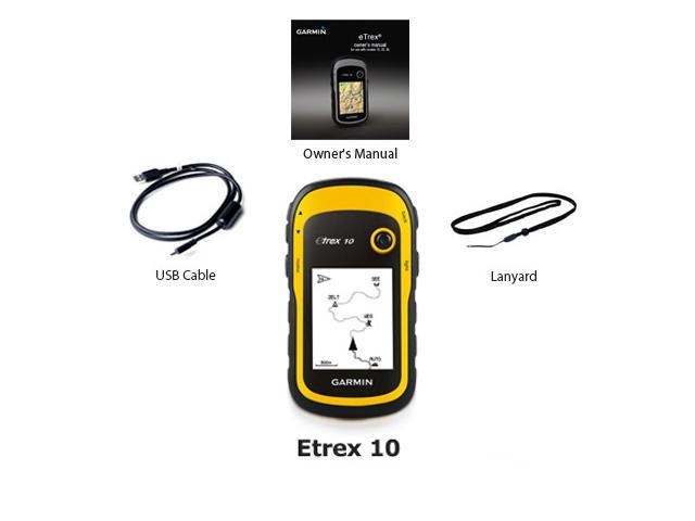 Garmin eTrex 10 Rugged Handheld GPS Receiver (010-00970-00) - Newegg.com
