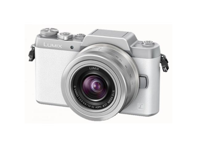 Panasonic Lumix Dmc Gf7 Mirrorless Camera W 12 32mm F3 5 5 6 Ii Lens White Newegg Com