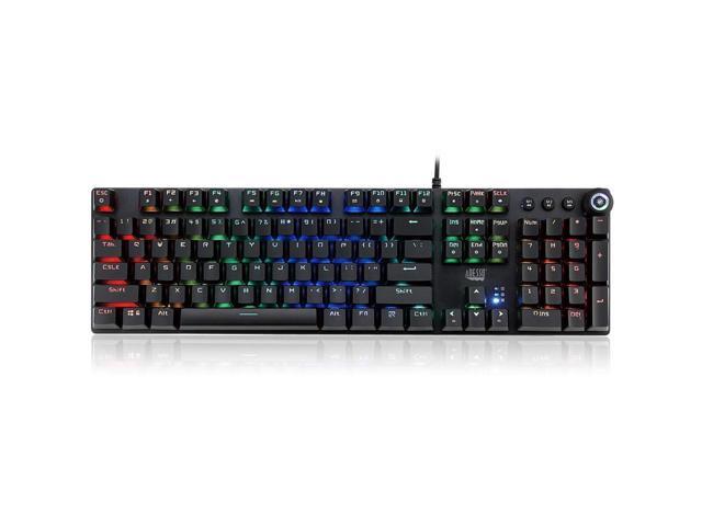 adesso easytouch 650eb rgb programmable mechanical gaming keyboard