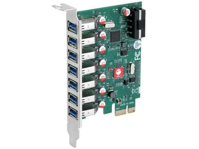 SIIG 7 Port USB 3.0 PCIe Host Card UASP Mode