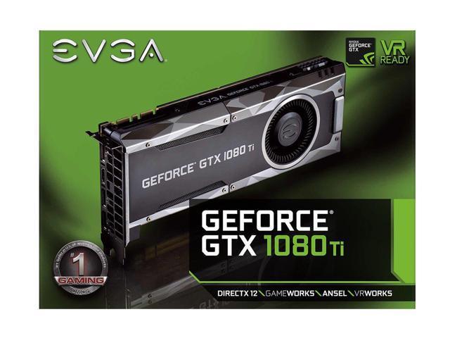 EVGA GeForce GTX 1080 Ti GAMING, 11GB GDDR5X, DX12 OSD Support 