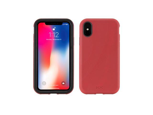 NewerTech NuGuard KX Case For iPhone Xs and iPhone X - Crimson (Red).  X-treme protection . Revolutionary X-Orbing gel Technology Absorbs, Evenly