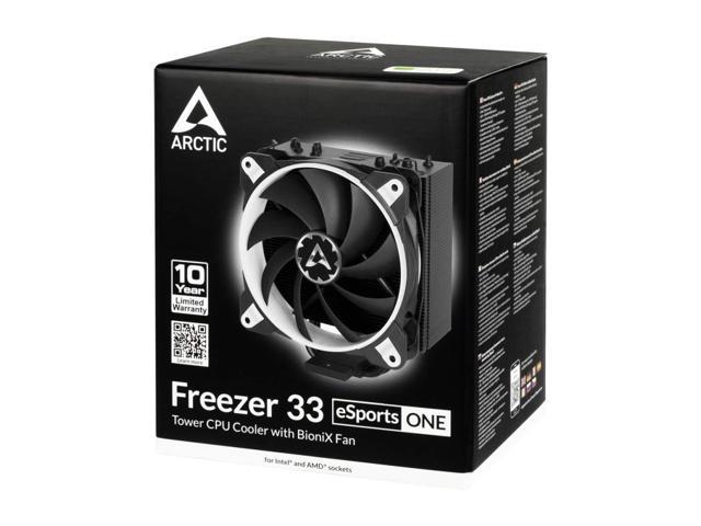 Tower CPU Cooler with Push-Pull Configuration Wide Range of Regulation 200 to 2100 RPM Green ARCTIC Freezer 34 eSports DUO Includes 2 Low Noise PWM 120 mm Fans Silent 3 Phase Motor 