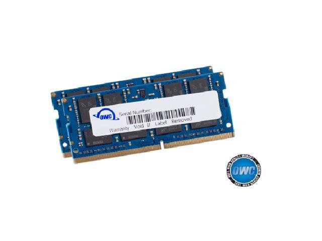 OWC 64.0GB 2x 32GB DDR4 PC4-21300 2666MHz SO-DIMM 260 Pin Memory Upgrade Kit For 2019 iMac and 2018 Mac Mini Models and PCs Which Utilize PC4-21300 SO-DIMM. Model OWC2666DDR4S64P