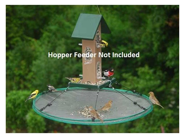 Songbird Essentials 30in Seedhoop Seed Catcher Platform Feeder