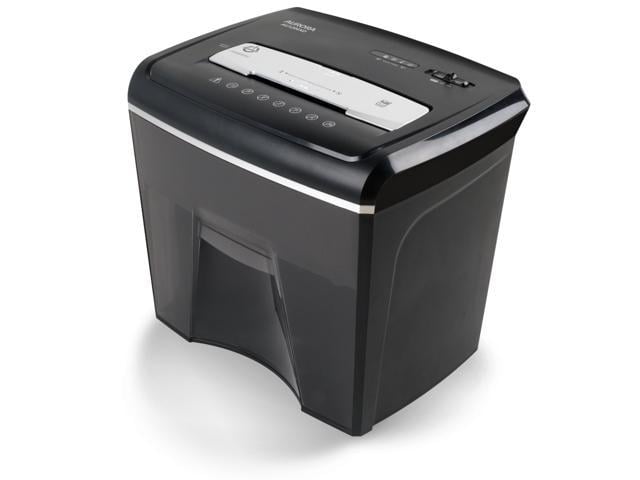 Photo 1 of Aurora Compact Desktop-Style 12-Sheet Crosscut Paper and CD/Credit Card/ Junk Mail Pullout Basket Shredder