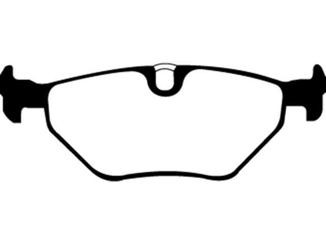 EBC DP31091C REDSTUFF CERAMIC PERFORMANCE BRAKE PADS REAR