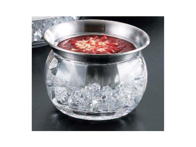 Prodyne Iced Dip-On-Ice Stainless-Steel Serving Bowl 