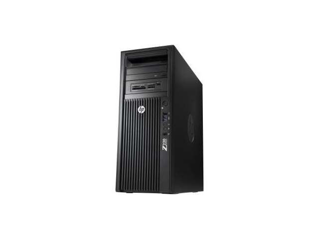 HP Z220 Workstation D8D20UT#ABA No Screen Desktop PC XEON E3-1225V2(3.2GHz) 4GB DDR3 500GB HDD Capacity NVIDIA Quadro 410 (512 MB) Windows 7 Professional 64