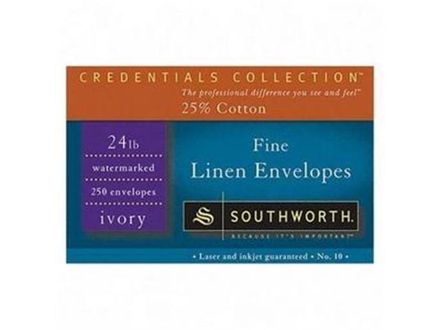 Business Envelopes, 25% Cotton Ivory, 24 lb. (J564-10) - Southworth