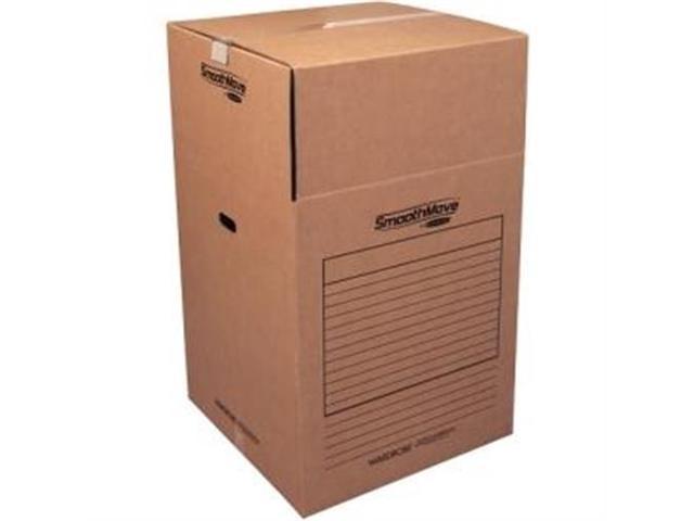 Photo 1 of Bankers Box SmoothMove Wardrobe Boxes 24l x 24w x 40h Kraft/Blue 3/Carton