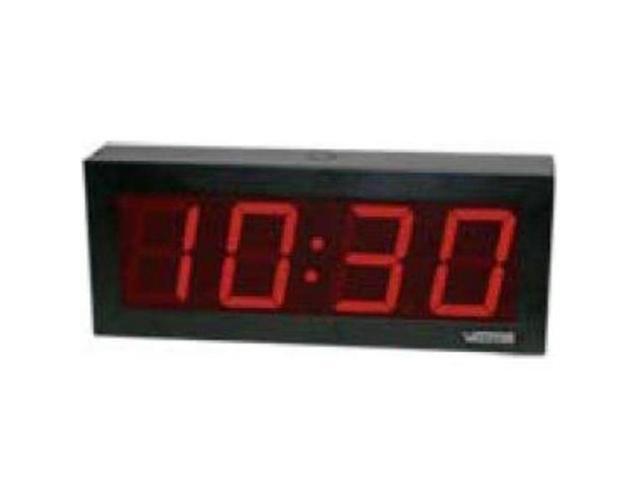 Valcom VIP-D440A IP PoE 4 Digit, 4 inch Digital Clock, Part No# VIP ...